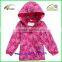 high quality girl allover print rain jackets lowest price