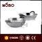metal typel,double handle stainless steel gas burner wok