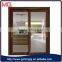 thermal break wooden color aluminum frame interior soundproof interior sliding door