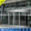 Automatic curved sliding door, tempered glass, security sensor, CE certificate
