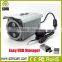 Waterpoof 1mega HD cctv IP camera with USB/RJ45 with power box