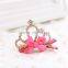 Children Hair Accessories Rhinestone Tiara Hair Clip,Bling Rhinestone Crown Clip For Decoration