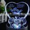 Fashion Heart Shape 3D Crystal Photo Frame