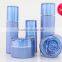 skin care packagings bottles blue glass cosmetic pump bottle jar with screw cap
