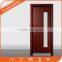 Interior pvc mdf wooden glass design door