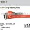 High quality CrMo steel pipe wrench spanner with DIN standard and die forged