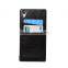 Oil Wax crazy horse leather pattern for sony Z5