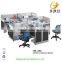 High grade melamine type four people dental workstation