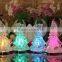 battery operated frosted acrylic LED angel for indoor decoration christmas vners