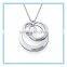 stainless steel Jewelry for Moms - Three Disc Necklace