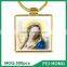 Best selling decorative Europe christian catholic printed metal keychain