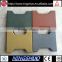 Trade assurance outdoor garden rubber paver, shock resistant bone rubber tile