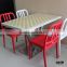 Beautiful Indian dining table and chair,mordern design dining table top,square dining table top