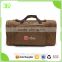 Big Capacity Brown 16 OZ Canvas Vintage Travel Bag with Front Pocket