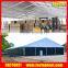 Big warehouse tent with aluminum panels wall