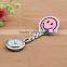 Cute Smile Face Clip On Fob Brooch Nurse Pendant Pocket Quartz Watch For nurse gift