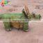 Funfair coin operated kiddie dinosaur rides