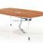 round wood modern design office meeting table