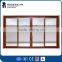 ROGENILAN 120 series residential aluminum interior decorative sliding glass door with blinds