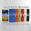 2015 fashion mix color silk print metal button leather case for Xiao mi Note Pro