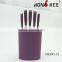 Canvas Wooden Block 7 pcs Kitchen Knife Set