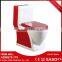 2016 hot selling promotion mounted toilet bowl or green colored toilets