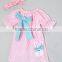 2016 newly made floral dress yiwu koya spring & summer new style cute hand made baby girl dress