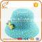 Flower decoration top selling products 2016 panama lady hat straw hats