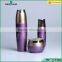 purple color suit skin care packing glass jars cosmetic cream jar lotion bottle with caps