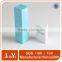 custom cardboard packaging columnar shape oil bottle design present box