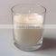 scented soy candle in glass