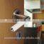 Modern european style stainless steel door handle with escutcheon and porcelain tube