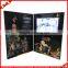 handmade 7" video greeting card / custom printing video invitation card 7inch