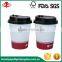 Wholesale Single Wall 9oz Take Away Paper Coffee Cups with PS Lid