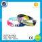 Color changing silicone wristbands