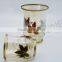 Wholesale Hot Sale Elegant Glass Candle Holder With Handpainting