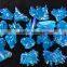 decoration blue electroplating Rainbows Crystal Cluster crystal stone