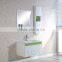 White Mirrored MDF, PVC Wall Mounted Bathroom Acrylic Tray Shower Door and Bathroom Vanity