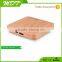 2015 Competitive mobile laptop charger power bank 7800mah wood power charger