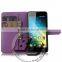 Newest Stylish Magnetic flip leather wallet case with card slots For Wiko Lenny 2 lowest price