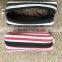 Strip Canvas Toiletry Bag Portable Travel Mini Cosmetic Bag With Ykk Zipper