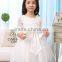 Princess White Birthday Dress For Girl Of 7 Years Old Lace Sleeves Birthday Dress For Girl Of 7 Years Old