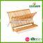 Kitchen Bamboo Folding Dish Rack/cabinet Dish Rack/wooden Dish Rack Wholesale
