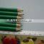 promotional 14.5cm round wooden color pencil with logo printing