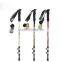 Carbon Fiber Professional Multifunctional Trekking Pole 3-section 135cm Outdoor Camping Mountaineering Walking Stick