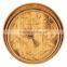 LC-9/Round Bamboo Serving Tray/Bamboo Tray For Tableware Kitchenware