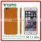 Leather wrapped plastic case Genuine Leather credit Card quality crocodile pattern hard mobile phone cases for iPhone 6 6s plus