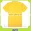 custom yellow cotton blank mens tshirts