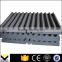 Manganese steel jaw liner plate/fixed and mavable jaw plate