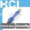 RJ45 Cat6 S/FTP Stranded Security Lock Patch Cord with Removal Key